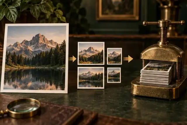 A large photograph prepared in smaller responsive versions for the web