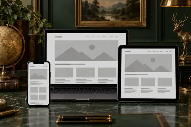 یک طرح وب هماهنگ روی موبایل، تبلت و لپتاپ