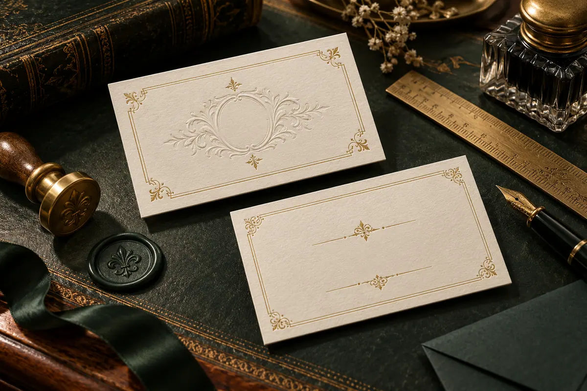 Editorial visual for Business card design with character and clarity at Wiseland Studio