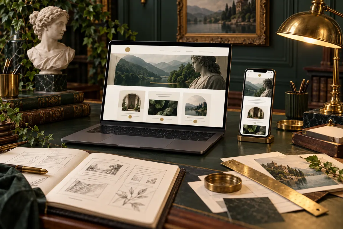 Editorial visual for Digital development built for real use at Wiseland Studio